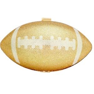 Crystal football purse